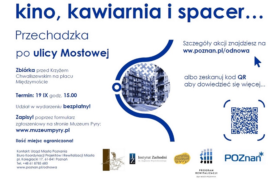 Fragment ulotki dotyczącej spaceru.