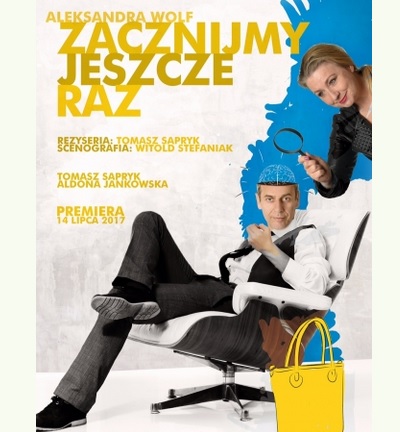Zdjęcie aktorów grających w spektaklu.