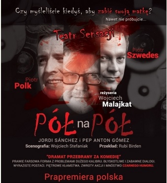 Zdjęcie aktorów grających w spektaklu.