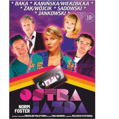 Zdjęcie aktorów grających w spektaklu.