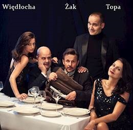 Zdjęcie aktorów grających w spektaklu.