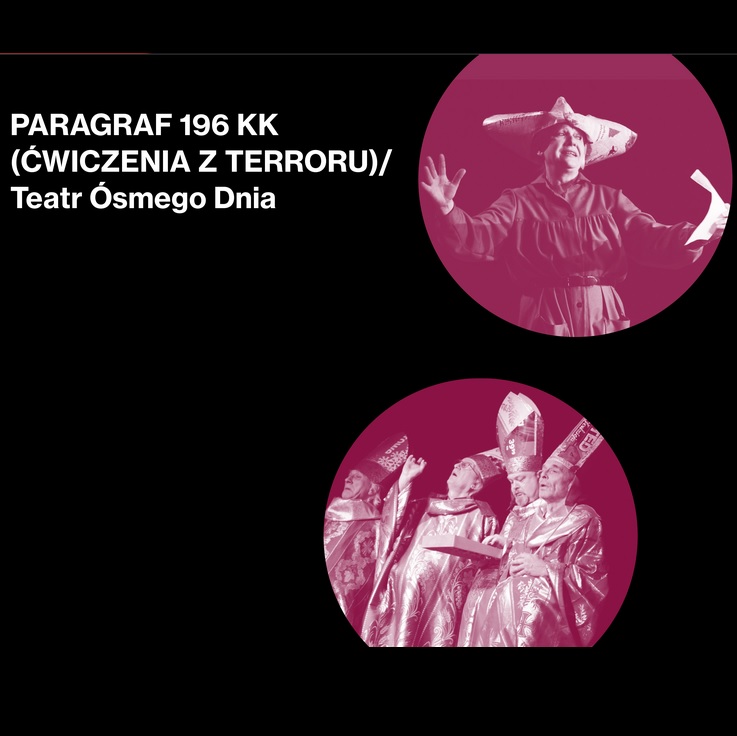 Zdjęcie artystów biorących udział w spektaklu.