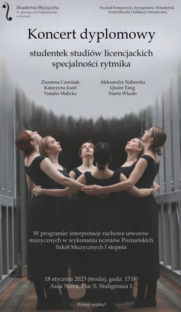 Baner promujący wydarzenie. Nazwa wydarzenia i zdjęcie artystów.