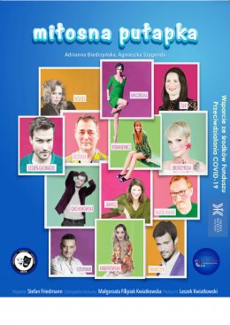 Baner promujący wydarzenie. Nazwa wydarzenia i zdjęcie artystów.