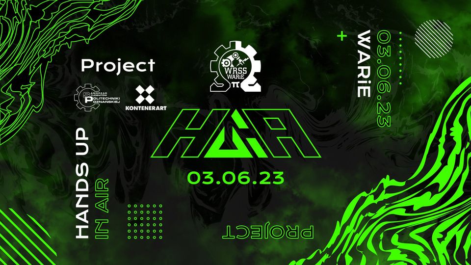 Baner promujący wydarzenie. Nazwa wydarzenia i data.