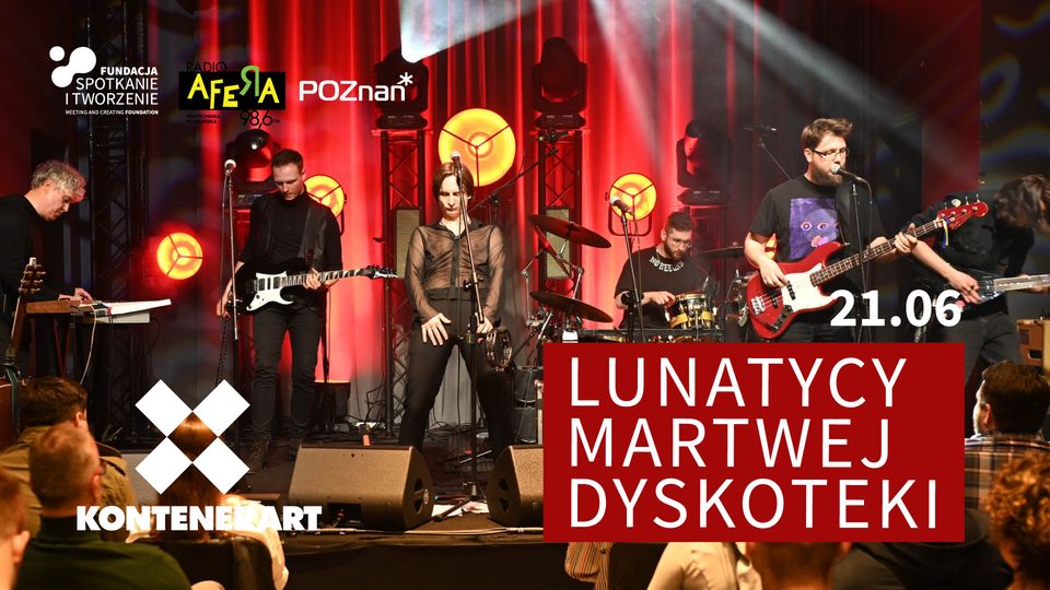 Baner promujący wydarzenie. Nazwa wydarzenia i zdjęcie artystów.