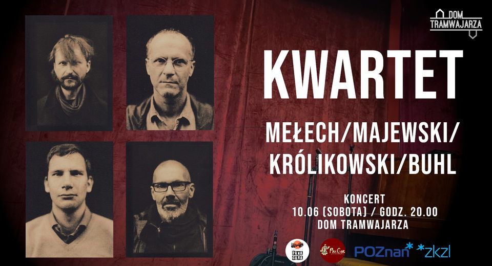 Baner promujący wydarzenie. Nazwa wydarzenia i zdjęcie artystów.