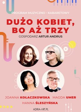 Baner promujący wydarzenie. Nazwa wydarzenia i zdjęcie artystów.