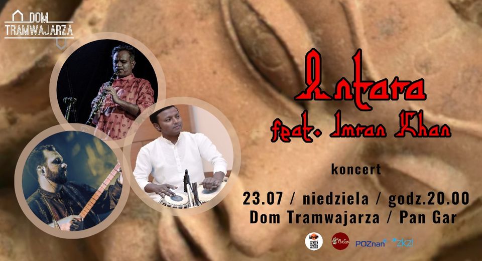 Baner promujący wydarzenie. Nazwa wydarzenia i zdjęcie artystów.