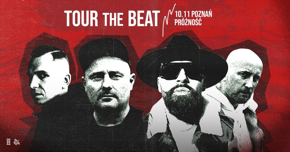 Baner promujący wydarzenie. Nazwa wydarzenia i zdjęcie artystów.