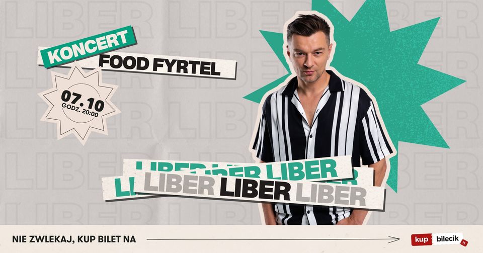 Baner promujący wydarzenie. Nazwa wydarzenia i zdjęcie artysty.