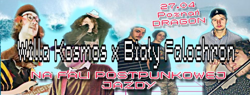 Baner promujący wydarzenie. Nazwa wydarzenia i zdjęcie artystów.