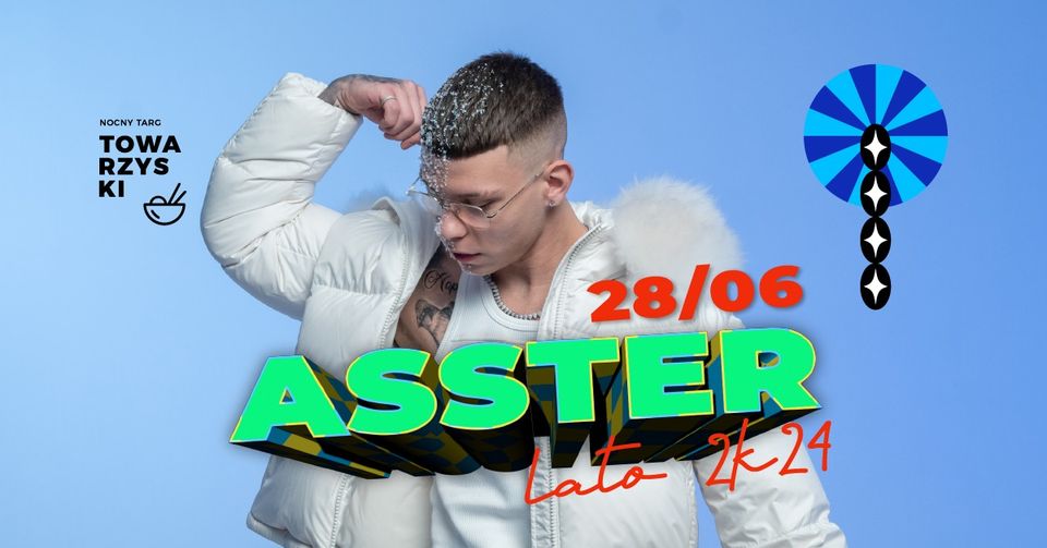 Baner promujący wydarzenie. Nazwa wydarzenia i zdjęcie artysty.