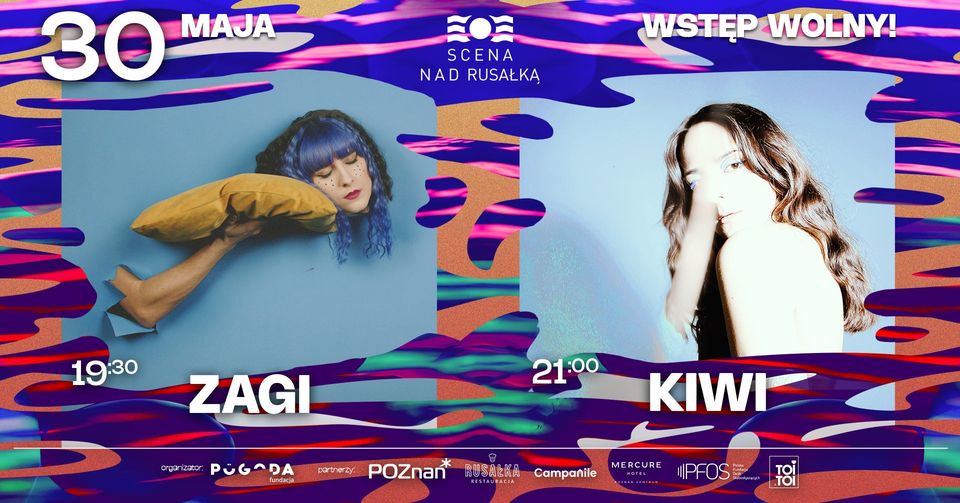 Baner promujący wydarzenie. Nazwa wydarzenia, data i zdjęcie Artystki.