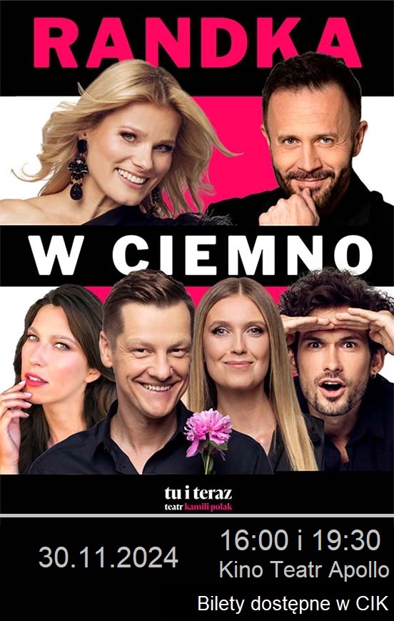 Baner promujący wydarzenie. Nazwa wydarzenia i data.