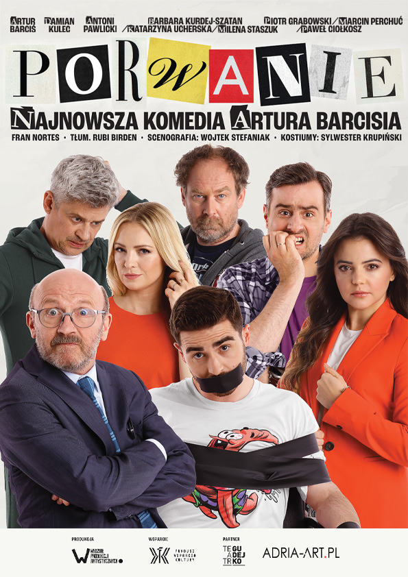 Baner promujący wydarzenie. Nazwa wydarzenia i zdjęcie artystów.