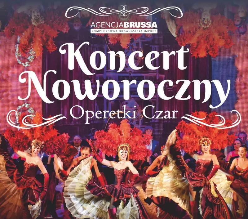 Baner promujący wydarzenie. Nazwa wydarzenia i zdjęcie artystów.