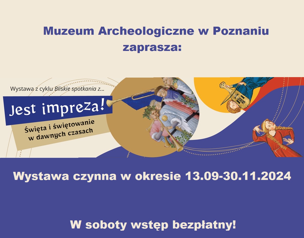 Baner promujący wydarzenie. Nazwa wydarzenia i data.