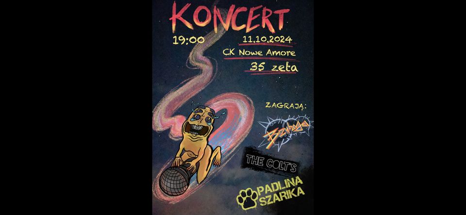 Baner promujący wydarzenie. Nazwa wydarzenia i data.