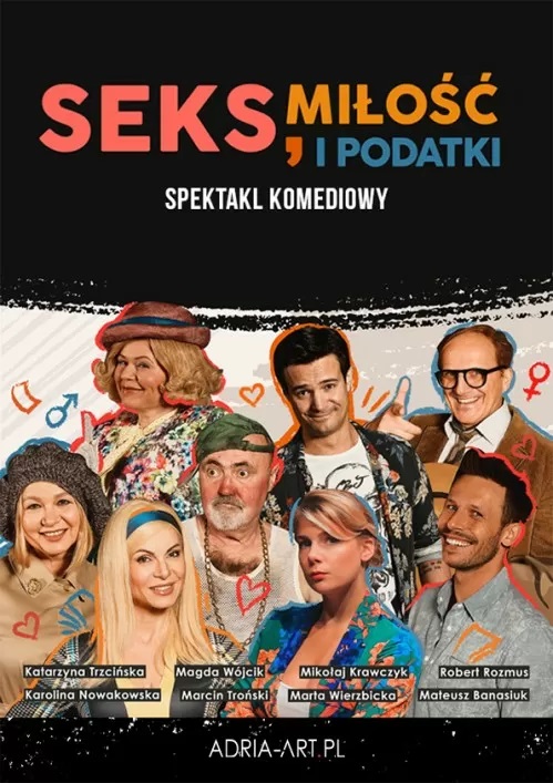 Baner promujący wydarzenie. Nazwa wydarzenia i zdjęcie artystów.