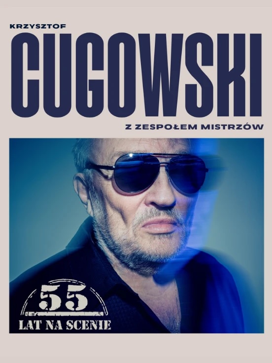 Baner promujący wydarzenie. Nazwa wydarzenia i zdjęcie artysty.