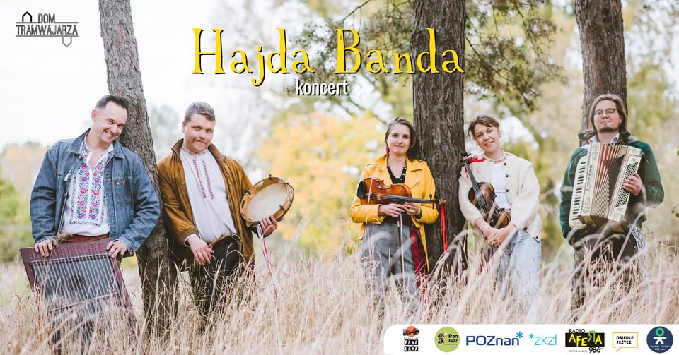 Baner promujący wydarzenie. Nazwa wydarzenia i zdjęcie artystów.