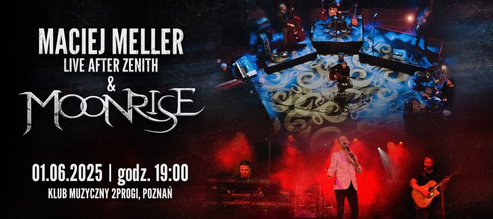 Baner promujący wydarzenie. Nazwa wydarzenia, data i zdjęcie Artystów.