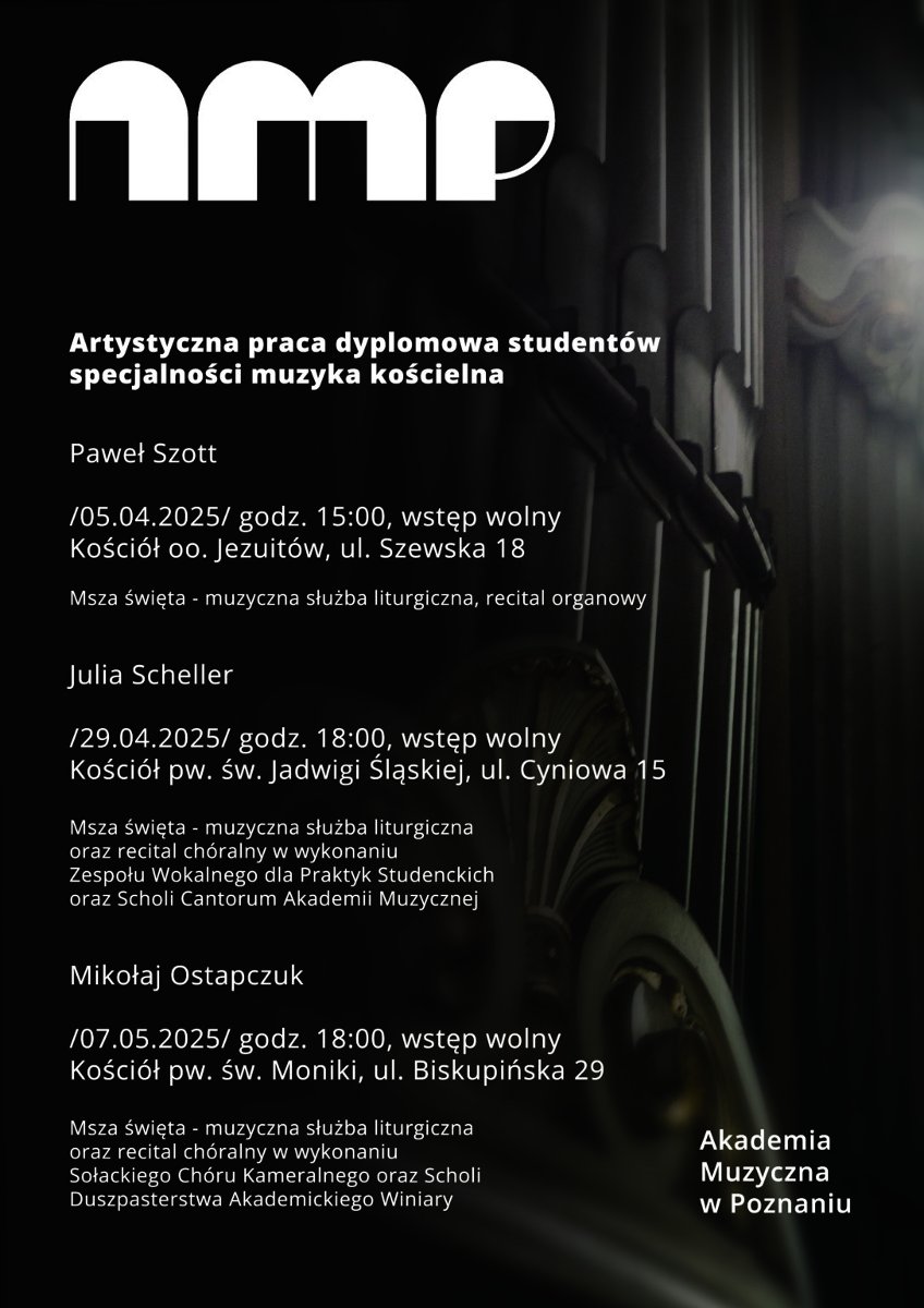 Baner promujący wydarzenie. Nazwa wydarzenia i data.