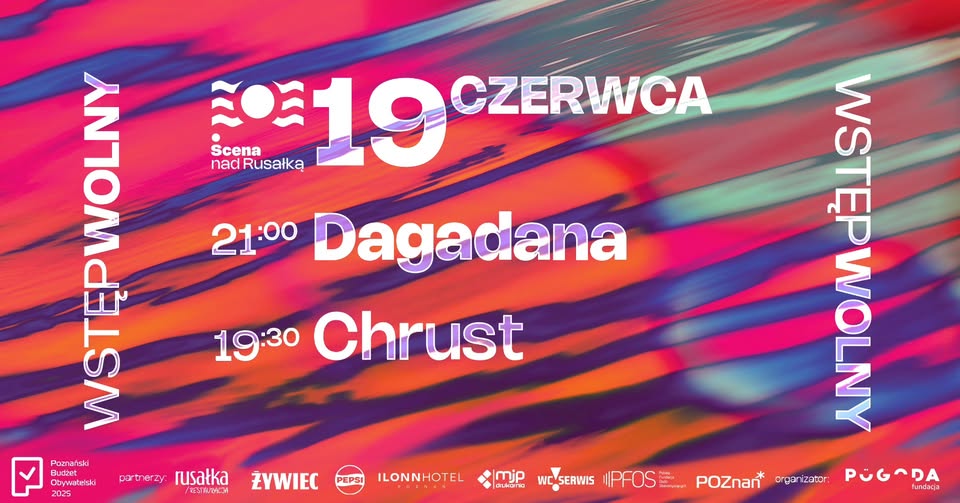 Baner promujący wydarzenie. Nazwa wydarzenia i data.