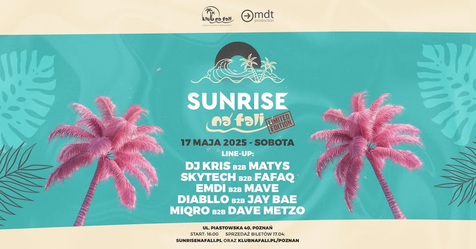 Baner promujący wydarzenie. Nazwa wydarzenia i data.