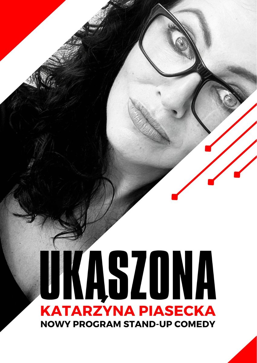 Baner promujący wydarzenie. Nazwa wydarzenia i zdjęcie artystki.