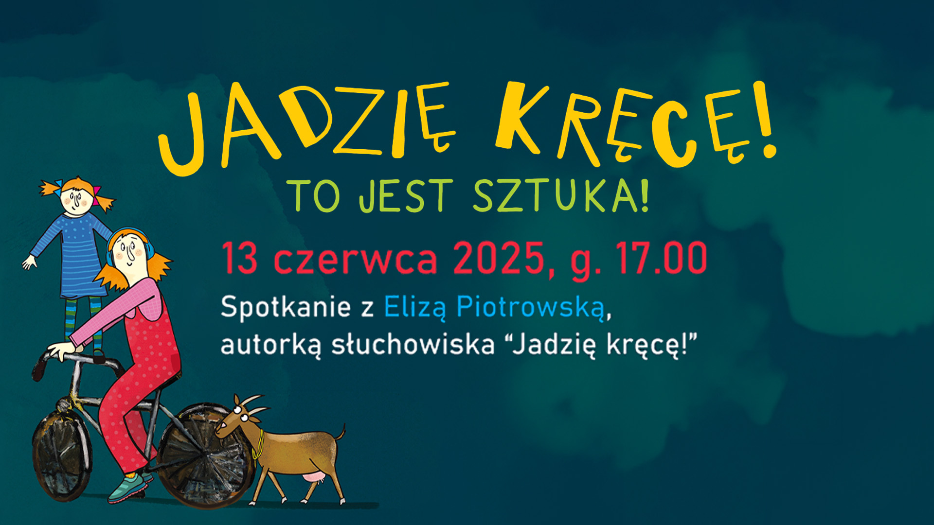 Baner promujący wydarzenie. Nazwa wydarzenia i data.