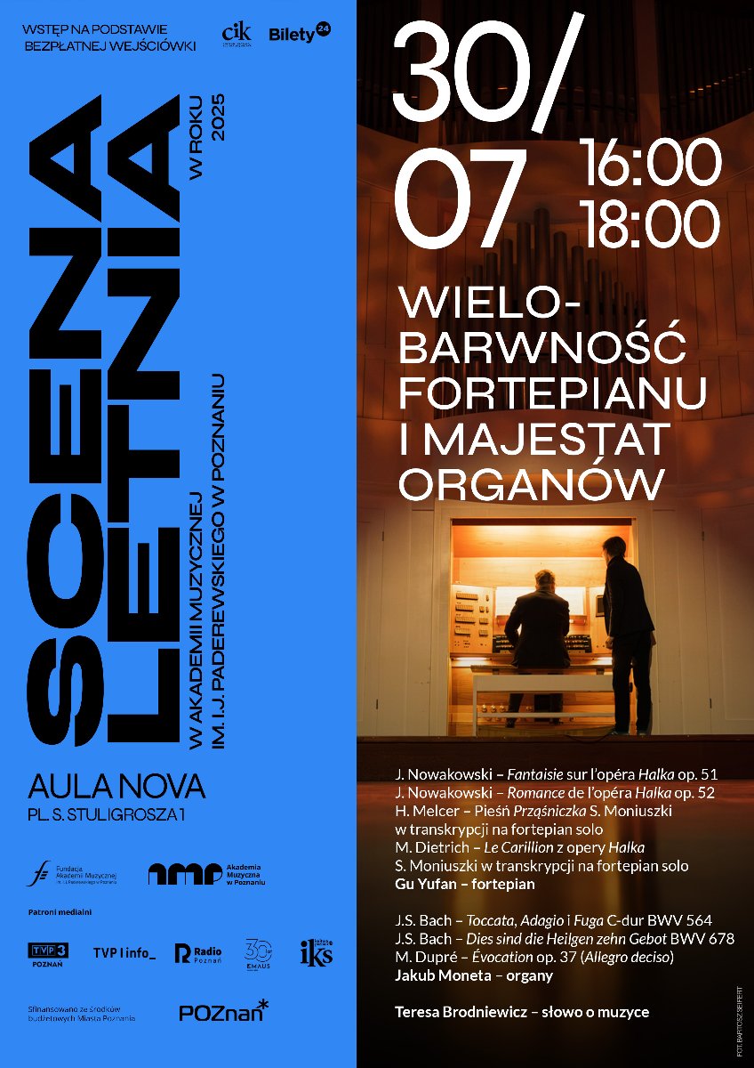 Baner promujący wydarzenie. Nazwa wydarzenia i data.