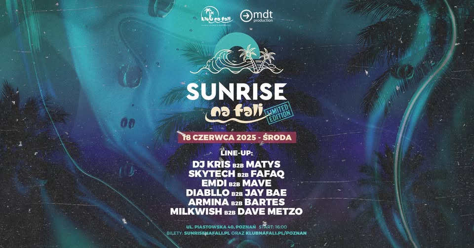 Baner promujący wydarzenie. Nazwa wydarzenia i data.