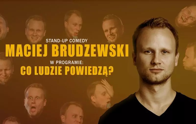 Baner promujący wydarzenie. Nazwa wydarzenia i zdjęcie artysty.
