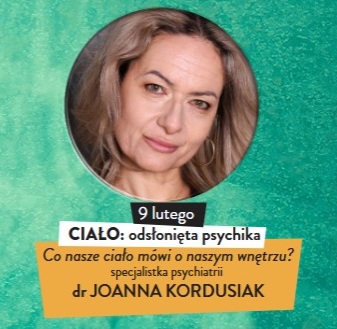 Baner z nazwą wydarzenia i datą. Zdjęcie Joanna Kordusiak.