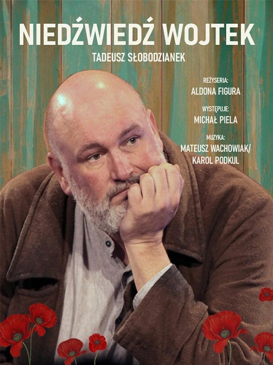 Baner promujący wydarzenie. Nazwa wydarzeania i zdjęcie osoby artystycznej.