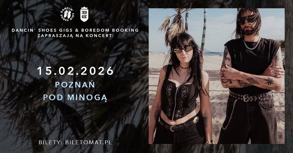 Baner z nazwą wydarzenia. Zdjęcie osób artystycznych.