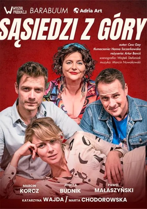 Baner promujący wydarzenie. Nazwa wydarzenia i zdjęcie osób artystycznych.