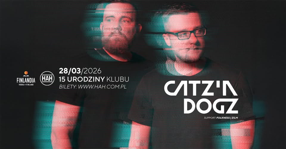 Baner promujący wydarzenie. Nazwa wydarzenia i zdjęcie osób artystycznych.