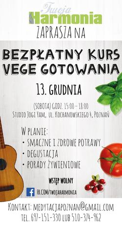 Bezpłatny kurs Vege gotowania