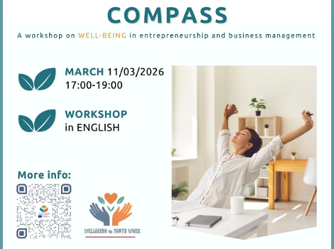 Entrepreneurial Compass- informację o warsztacie zawarte na zdjęciu.