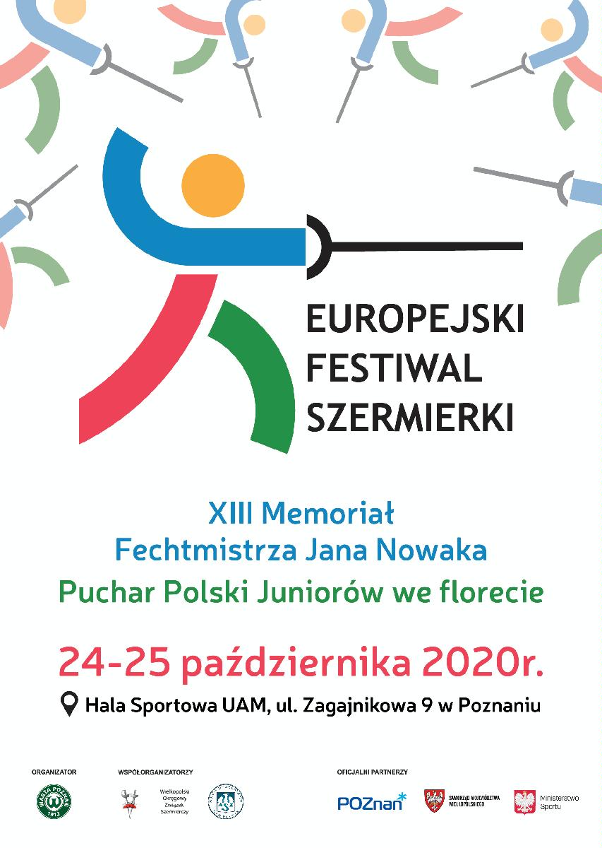 Europejski Festiwal Szermierki plakat