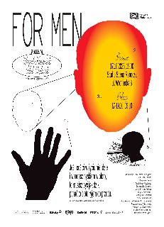 Ilustracja przedstawiająca dłonie, kontury twarzy i abstrakcyjne elementy w czerni i czerwieni.