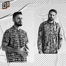 Na zdjęciu postacie dwóch Sławów.