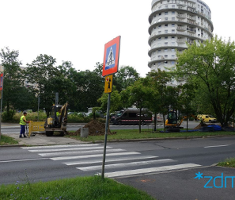 Galeria zdjęć z budowy sygnalizacji świetlnej przy ul. Chartowo