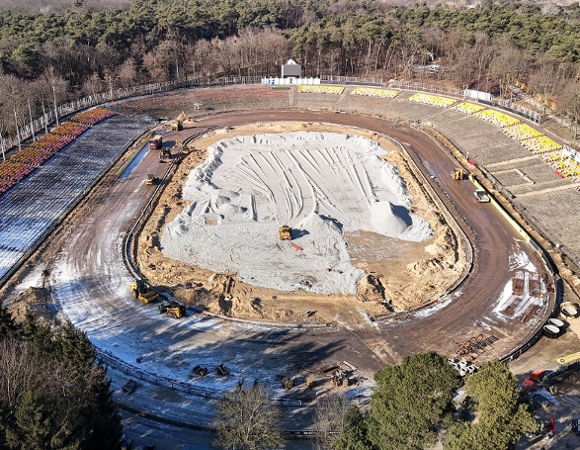 Galeria zdjęć z prac na stadionie żużlowym na Golęcinie