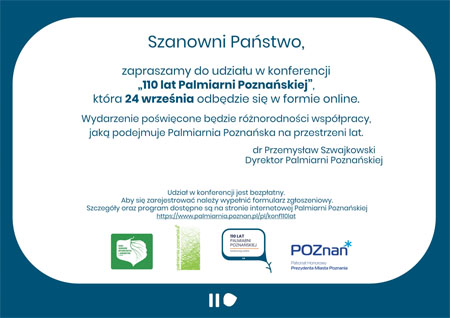Zaproszenie do udziału w konferencji.