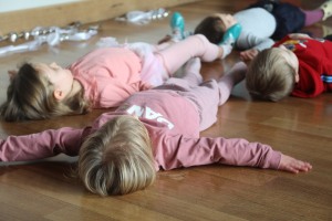 Na zdjęciu fragment warsztatów dla dzieci.