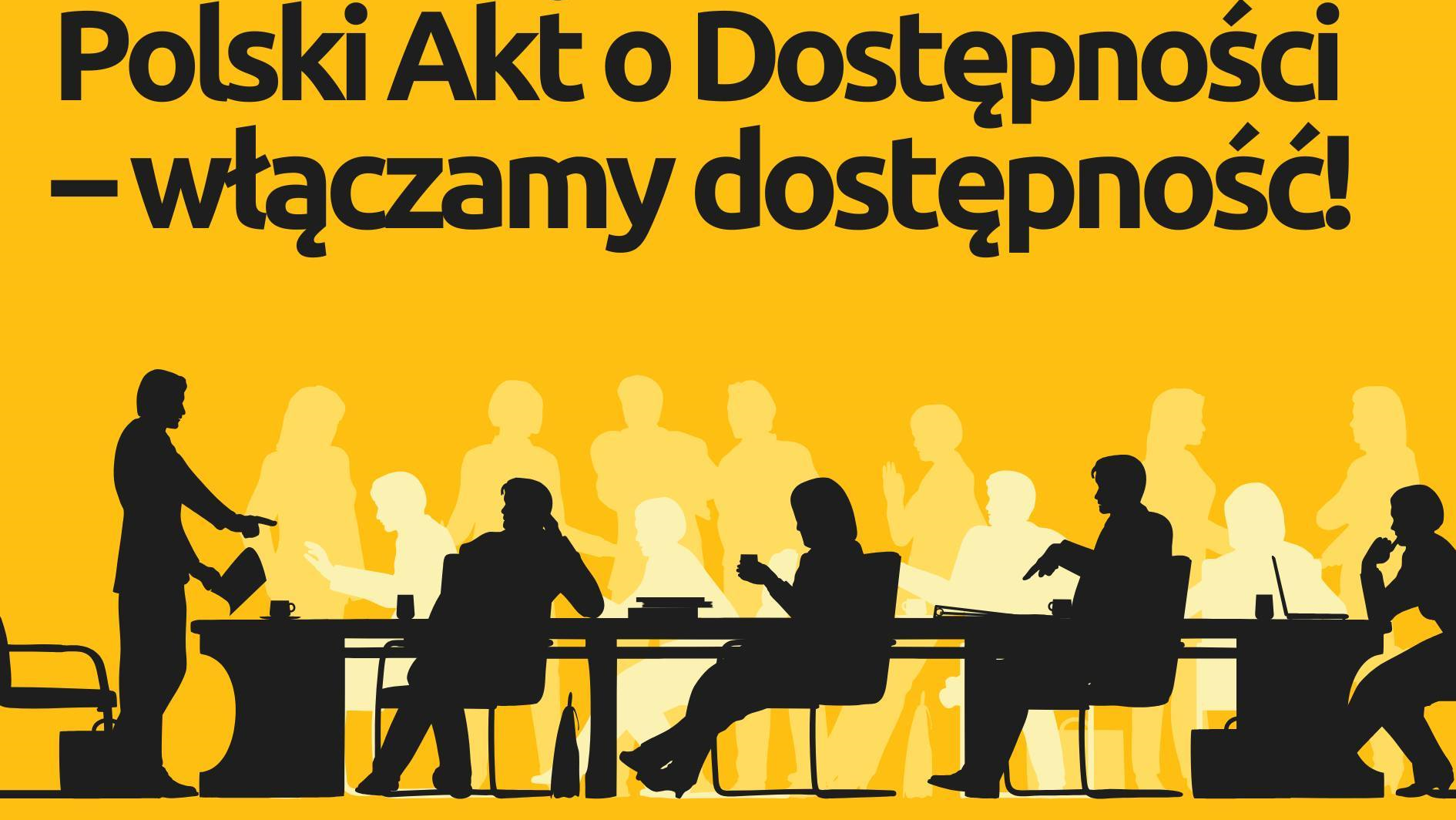 Grafika granatowe tło dwoje ludzi